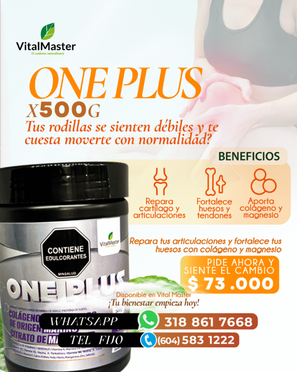 ONE PLUS X 500 GR - Imagen 5