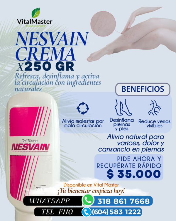 NESVAIN CREMA X 250 GR - Imagen 5