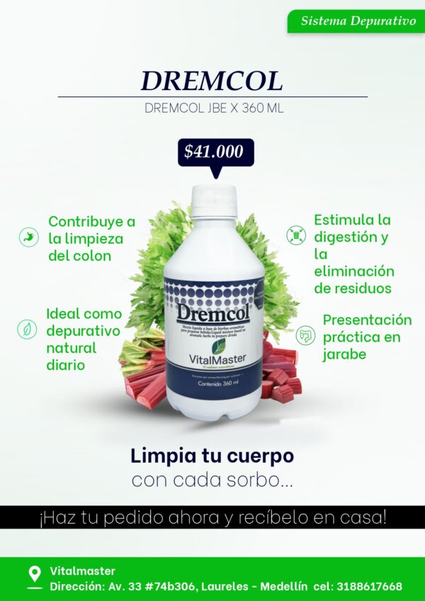 DREMCOL JBE X 360 ML - Imagen 3