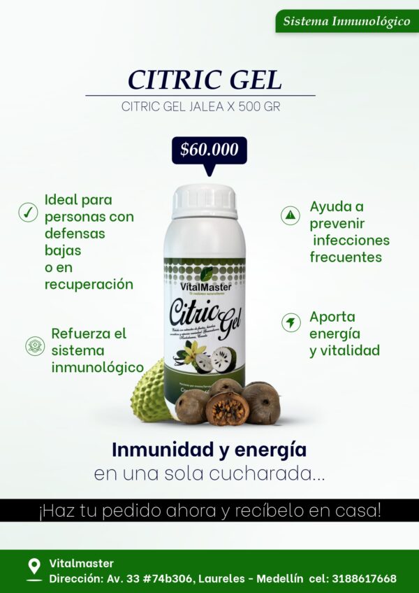 CITRIC GEL JALEA X 500 GR - Imagen 3