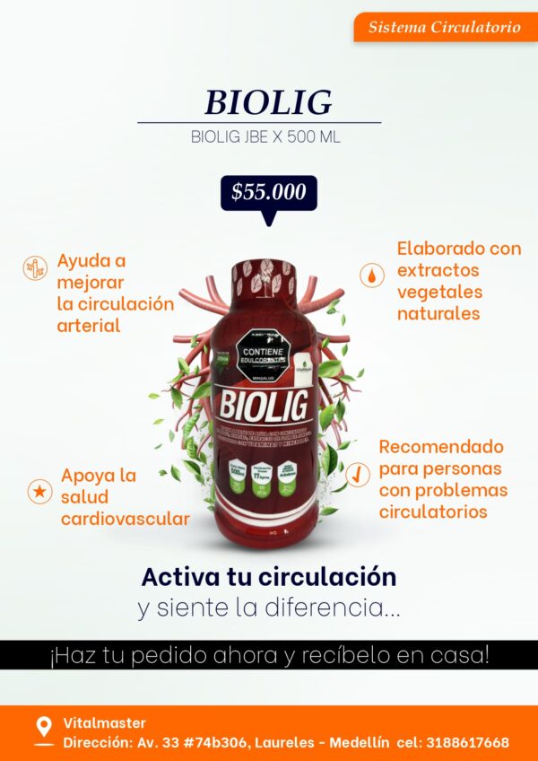BIOLIG JBE X 500 ML - Imagen 2