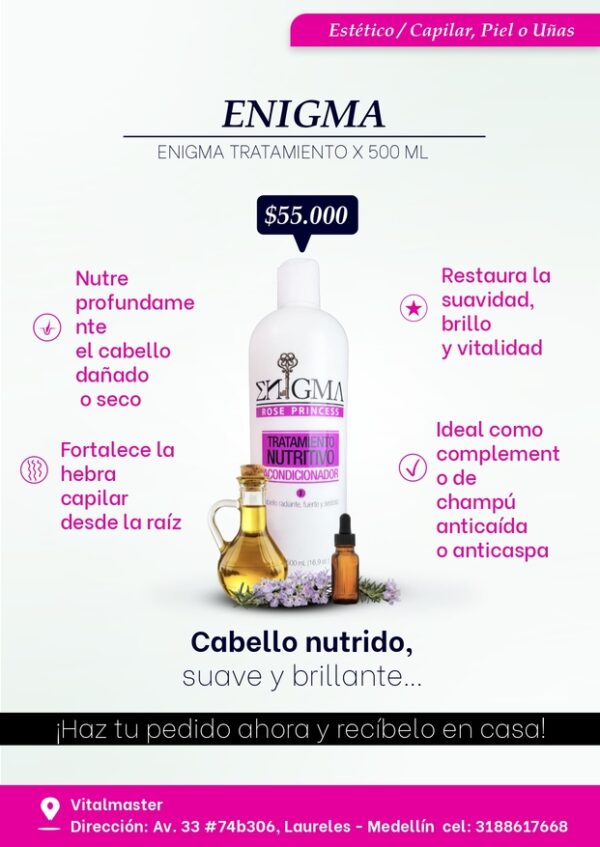 ENIGMA TRATAMIENTO X 500 ML - Imagen 2